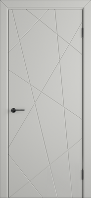 Дверь Fashion Simple 26 ПГ Серый (NCS 2502-R)